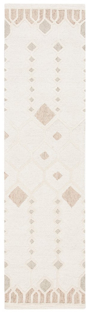 Artistry 501 Hand Tufted 85% Wool, 15% Cotton Bohemian Rug Ivory / Sage 85% Wool, 15% Cotton ARR501A-6