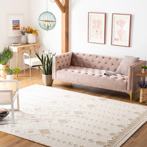 Artistry 501 Hand Tufted 85% Wool, 15% Cotton Bohemian Rug Ivory / Sage 85% Wool, 15% Cotton ARR501A-6