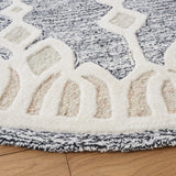 Artistry 501 Hand Tufted 85% Wool, 15% Cotton Bohemian Rug Ivory / Black 85% Wool, 15% Cotton ARR501Z-6