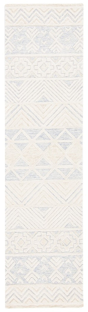 Artistry 503 Hand Tufted 85% Wool, 15% Cotton Bohemian Rug Ivory / Light Grey 85% Wool, 15% Cotton ARR503A-6