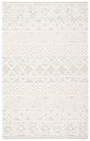 Artistry 503 Hand Tufted 85% Wool, 15% Cotton Bohemian Rug Ivory / Light Grey 85% Wool, 15% Cotton ARR503A-6