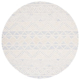 Artistry 503 Hand Tufted 85% Wool, 15% Cotton Bohemian Rug Ivory / Light Grey 85% Wool, 15% Cotton ARR503A-6