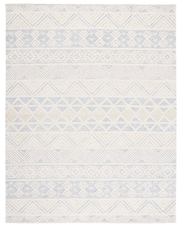 Artistry 503 Hand Tufted 85% Wool, 15% Cotton Bohemian Rug Ivory / Light Grey 85% Wool, 15% Cotton ARR503A-6