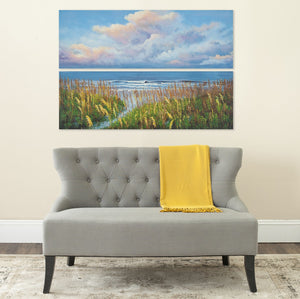 Safavieh Beach Walk Wall Art Diptych Assorted and Natural Acrylic Abies Fabric Canvas ART2031A 683726432043