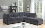 Porter Designs Morrison Contemporary Modular Contemporary Sectional Gray 01-33C-05-2319-KIT