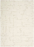 Nourison Calvin Klein CK009 Sculptural SCL01 Modern & Contemporary Handmade Hand Tufted Indoor only Area Rug Ivory 5'3" x 7'3" 99446876904