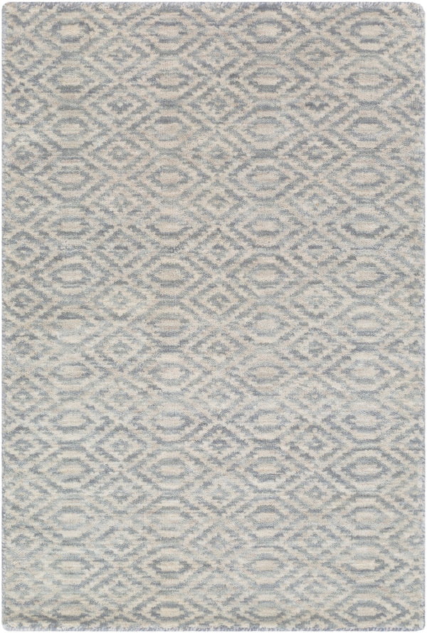 Astara ASA-1004 Global Wool Rug ASA1004-913 Medium Gray, Khaki 100% Wool 9' x 13'