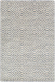 Astara ASA-1004 Global Wool Rug ASA1004-913 Medium Gray, Khaki 100% Wool 9' x 13'