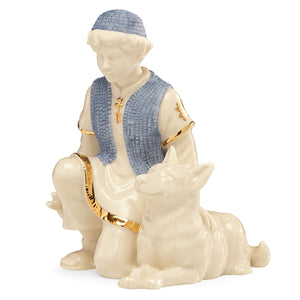 First Blessing Nativity™ Shepherd & Dog Figurine - Set of 4