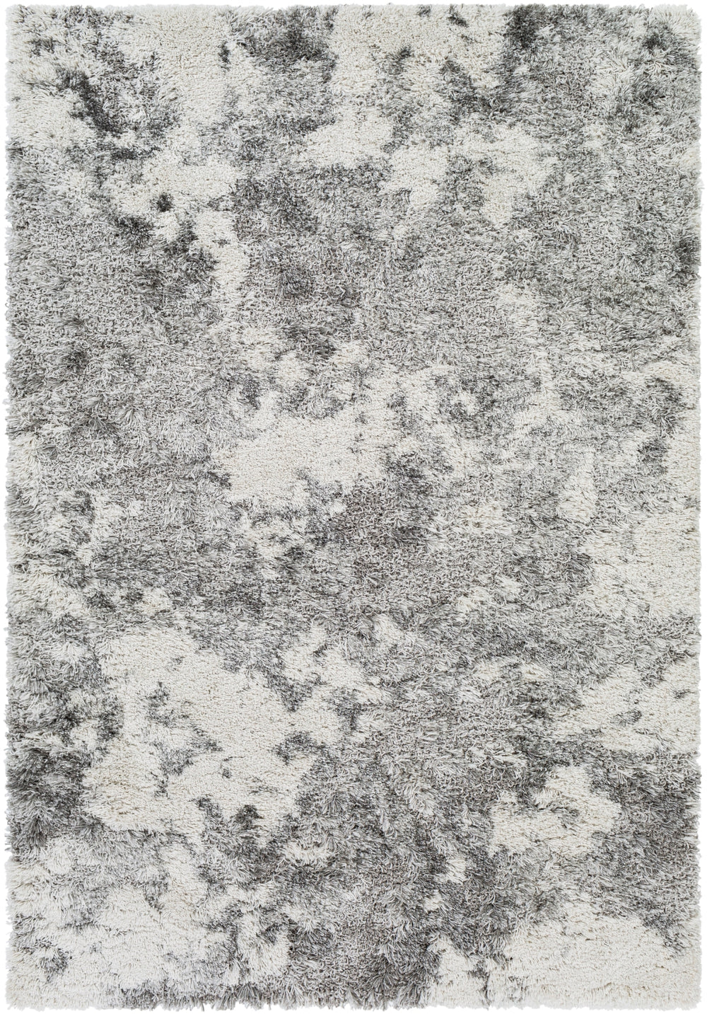 Alta shag ASG-2304 Modern Polypropylene Rug ASG2304-81012 White, Light Gray, Medium Gray 100% Polypropylene 8'10" x 12'