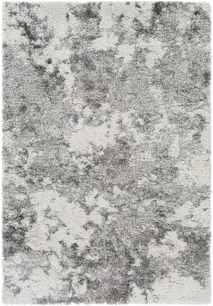 Alta shag ASG-2304 Modern Polypropylene Rug ASG2304-81012 White, Light Gray, Medium Gray 100% Polypropylene 8'10" x 12'