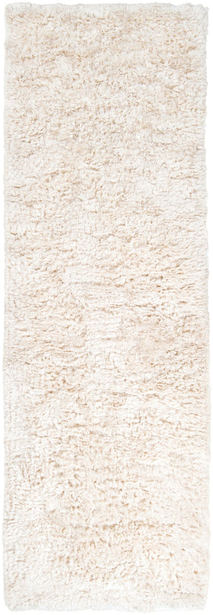 Ashton ASH-1300 Modern NZ Wool, Viscose Rug ASH1300-410 Cream 90% NZ Wool, 10% Viscose 4' x 10'