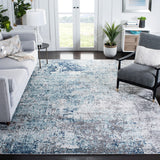 Safavieh Aston 705 Power Loomed 80% Polypropylene/20% Polyester Contemporary Rug ASN705M-8SQ