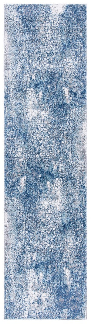 Aston 700 Aston 706 Contemporary Power Loomed 100% Polypropylene Friese Rug Navy / Grey