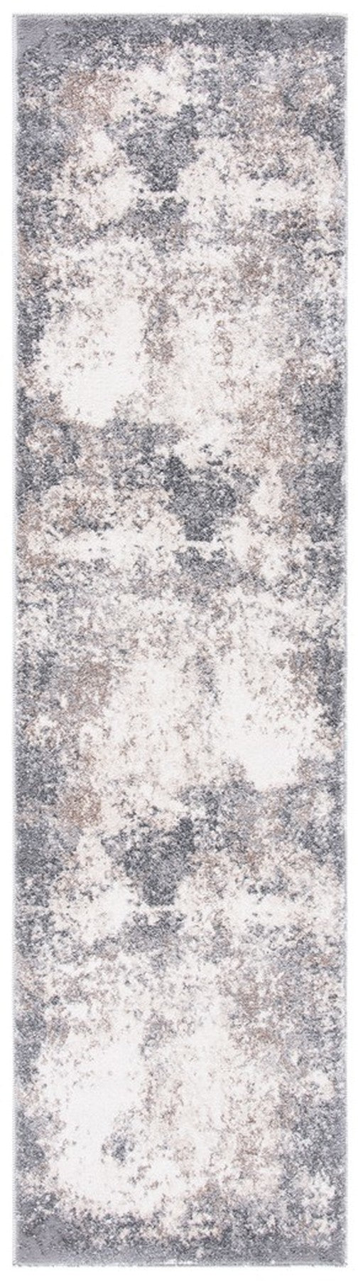 Aston 700 Aston 707 Contemporary Power Loomed 100% Polypropylene Friese Rug Grey / Ivory