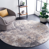 Safavieh Aston 710 Power Loomed 80% Polypropylene/20% Polyester Contemporary Rug ASN710F-8SQ