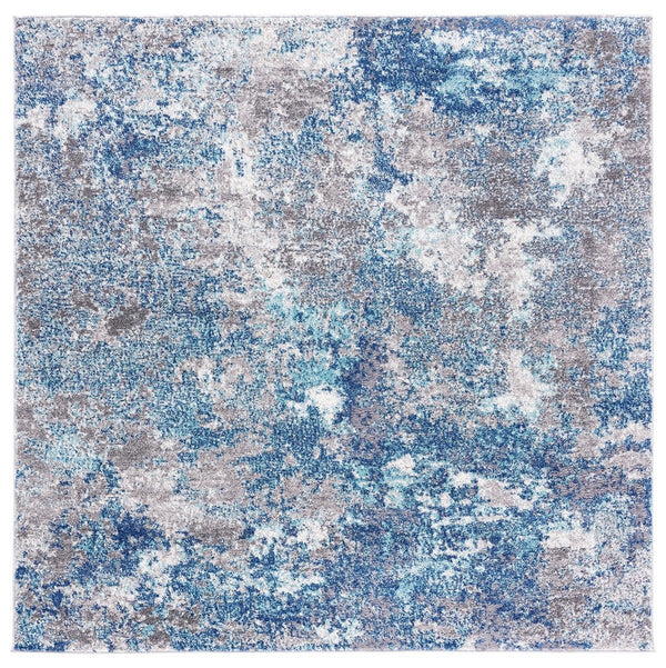 Safavieh Aston 710 Power Loomed 80% Polypropylene/20% Polyester Contemporary Rug ASN710N-8SQ