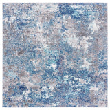 Safavieh Aston 710 Power Loomed 80% Polypropylene/20% Polyester Contemporary Rug ASN710N-8SQ