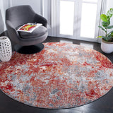 Safavieh Aston 710 Power Loomed 80% Polypropylene/20% Polyester Contemporary Rug ASN710Q-8