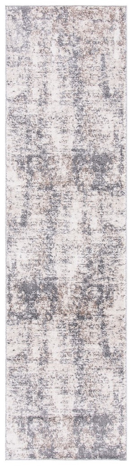 Aston 700 Aston 713 Contemporary Power Loomed 100% Polypropylene Friese Rug Ivory / Grey