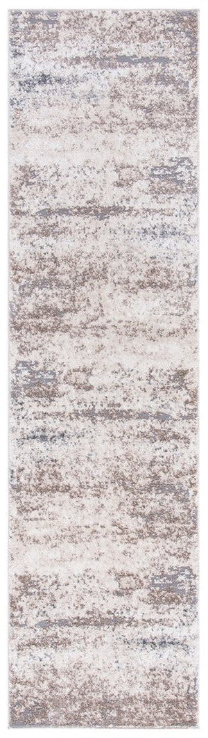 Aston 700 Aston 799 Contemporary Power Loomed 100% Polypropylene Friese Rug Ivory / Grey