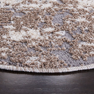 Aston 700 Aston 799 Contemporary Power Loomed 100% Polypropylene Friese Rug Ivory / Grey