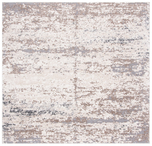 Aston 700 Aston 799 Contemporary Power Loomed 100% Polypropylene Friese Rug Ivory / Grey
