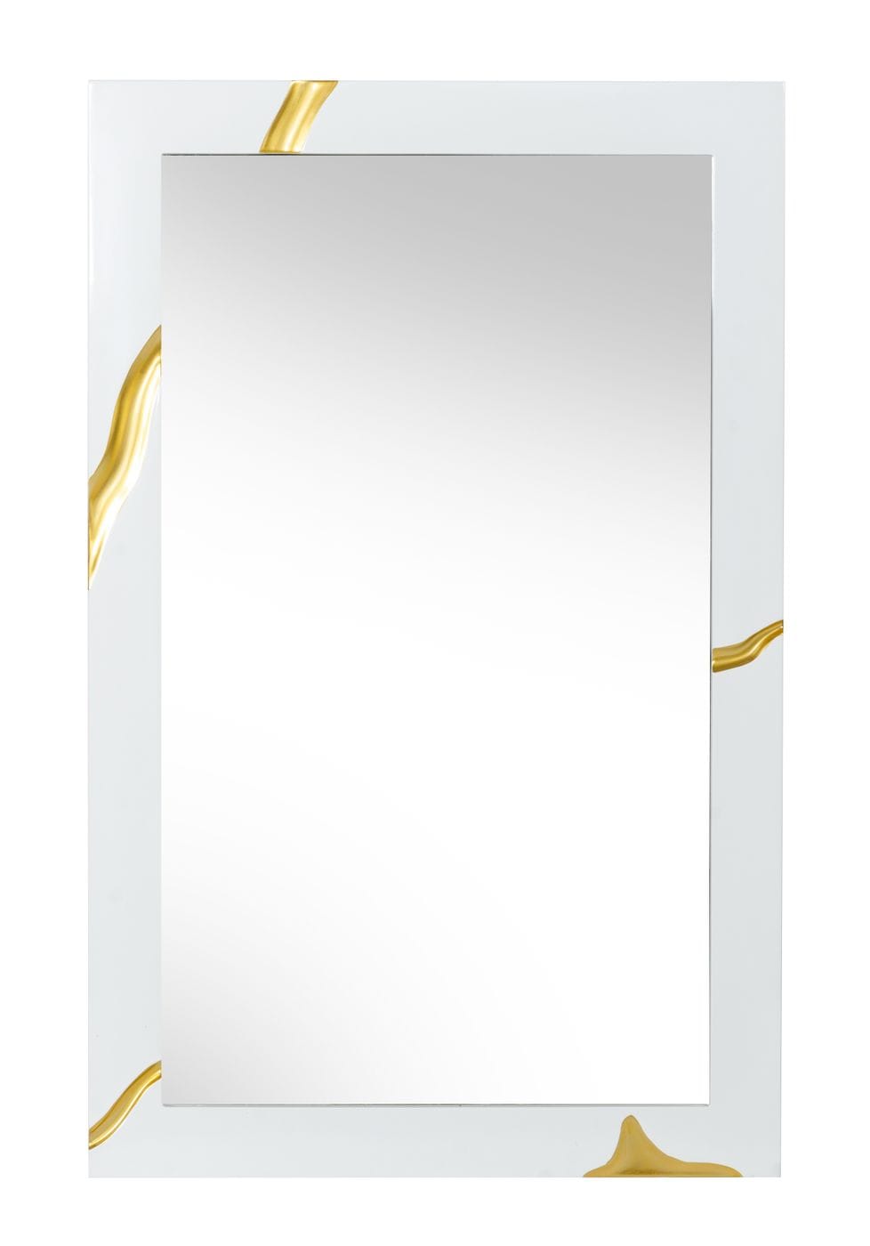 VIG Furniture Modrest Aspen Modern White Mirror VGVCJ1801-WHT-MIR