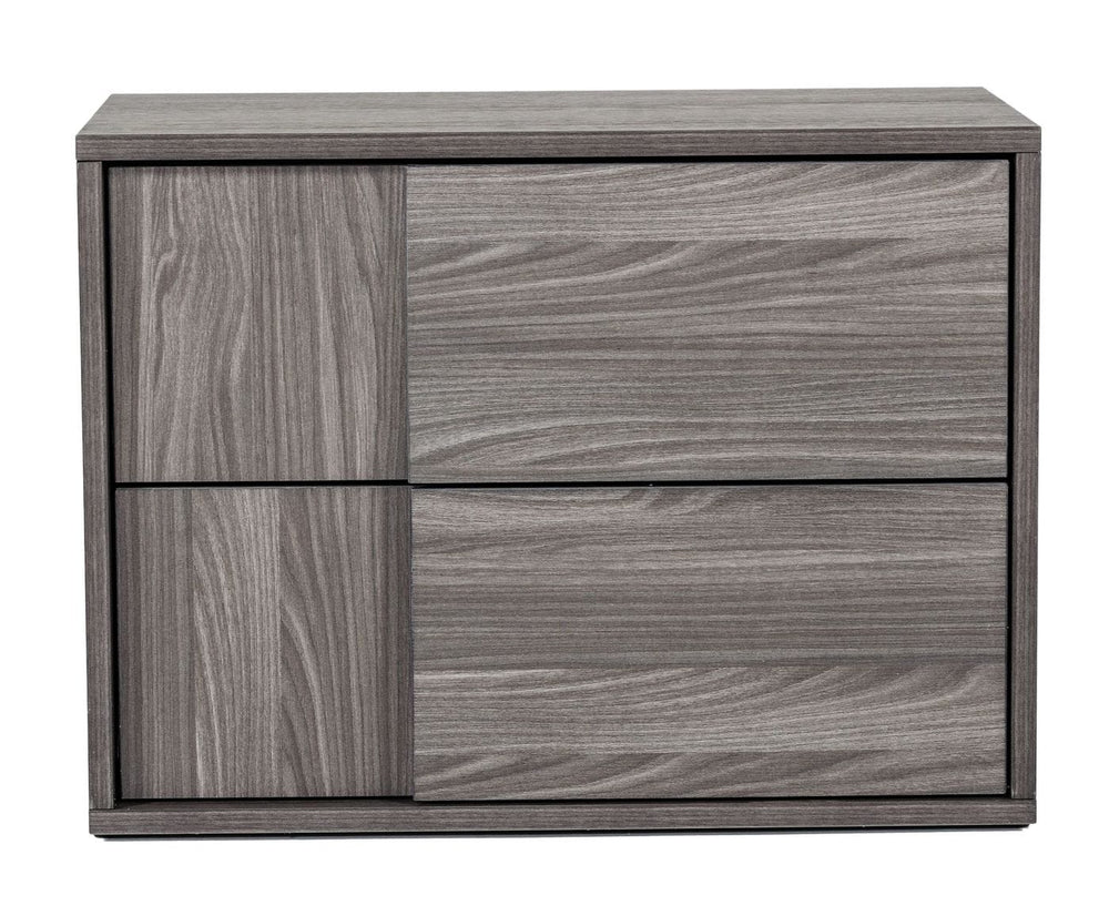 VIG Furniture Nova Domus Asus - Italian Modern Elm Grey Nightstand VGACASUS-NS-GRY-3