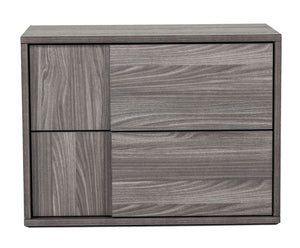 VIG Furniture Nova Domus Asus - Italian Modern Elm Grey Nightstand VGACASUS-NS-GRY-3