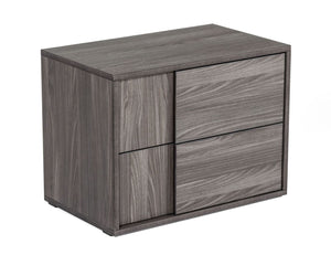 VIG Furniture Nova Domus Asus - Italian Modern Elm Grey Nightstand VGACASUS-NS-GRY-3