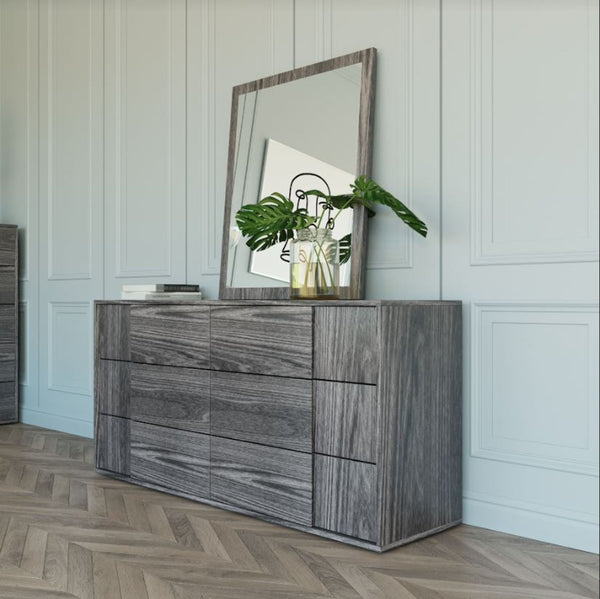 VIG Furniture Nova Domus Asus - Italian Modern Elm Grey Dresser VGACASUS-DRS-GRY-1