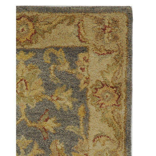 AT312 Exquisite Hand Tufted Persian-Inspired Rug in Rich Colors and Luxurious Wool for Timeless Elegance