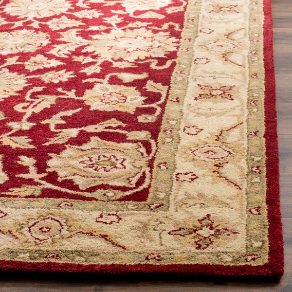 AT312 Exquisite Hand Tufted Persian-Inspired Rug in Rich Colors and Luxurious Wool for Timeless Elegance