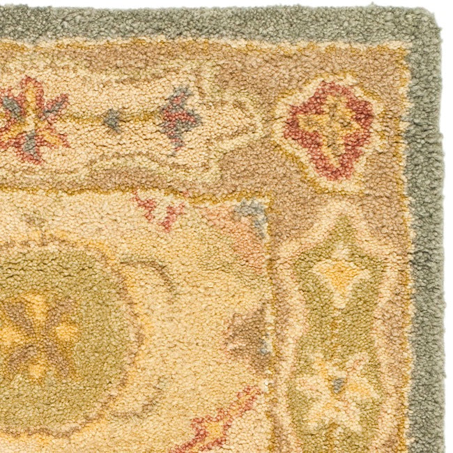 AT316 Hand Tufted Rug - Elegant 19th Century Persian Design in Rich Colors, Premium Wool Craftsmanship