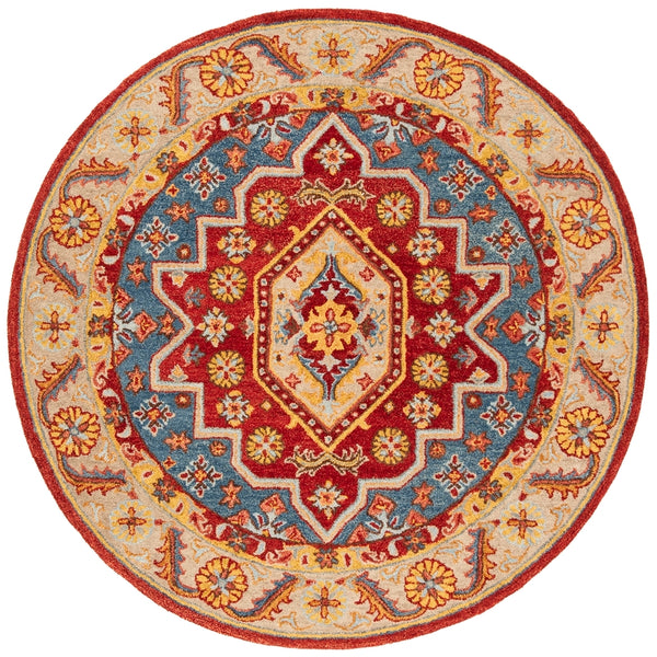 Safavieh Antiquity 503 Hand Tufted 80% Wool/20% Cotton Rug AT503Q-3