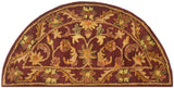 Antiquity At52  Hand Tufted Wool Pile Rug Wine / Gold