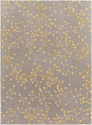 Athena ATH-5060 Cottage Wool Rug ATH5060-811 Taupe, Mustard 100% Wool 8' x 11'
