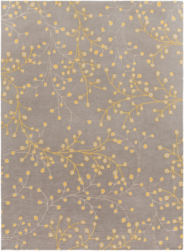 Athena ATH-5060 Cottage Wool Rug ATH5060-811 Taupe, Mustard 100% Wool 8' x 11'