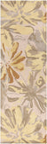 Athena ATH-5071 Modern Wool Rug ATH5071-312 Lime, Butter, Taupe, Tan, Ivory 100% Wool 3' x 12'