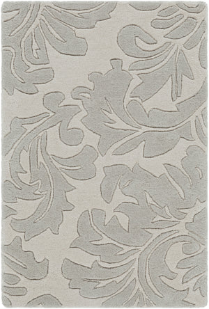 Athena ATH-5073 Traditional Wool Rug ATH5073-912 Medium Gray, Cream 100% Wool 9' x 12'