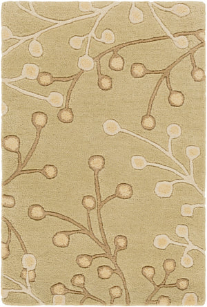 Athena ATH-5113 Cottage Wool Rug ATH5113-912 Taupe, Olive, Tan, Camel 100% Wool 9' x 12'