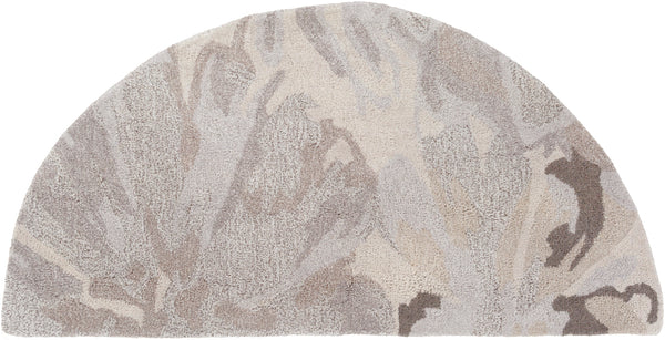 Athena ATH-5135 Modern Wool Rug ATH5135-24HM Taupe, Light Gray, Charcoal, Camel 100% Wool 2' x 4' Hearth