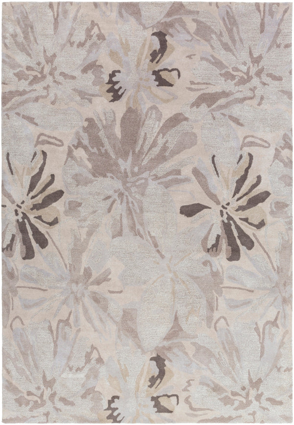 Athena ATH-5135 Modern Wool Rug ATH5135-811 Taupe, Light Gray, Charcoal, Camel 100% Wool 8' x 11'