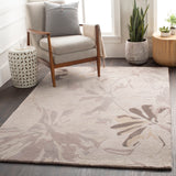 Athena ATH-5135 Modern Wool Rug ATH5135-912 Taupe, Light Gray, Charcoal, Camel 100% Wool 9' x 12'