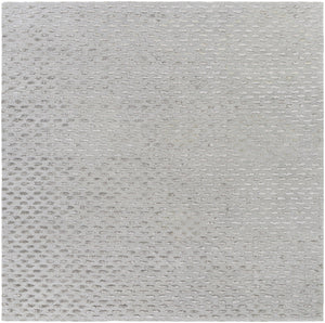 Atlantis ATL-6001 Modern Viscose, Wool Rug ATL6001-10SQ Medium Gray, Taupe 50% Viscose, 50% Wool 10' Square