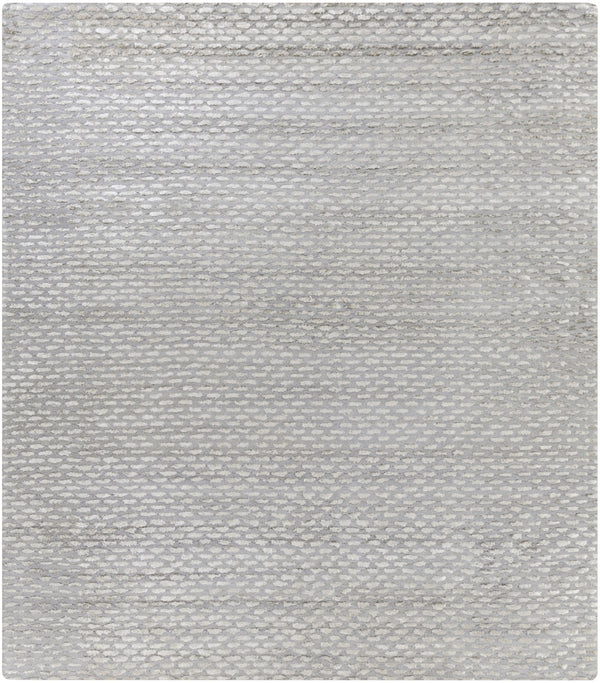 Atlantis ATL-6001 Modern Viscose, Wool Rug ATL6001-913 Medium Gray, Taupe 50% Viscose, 50% Wool 9' x 13'