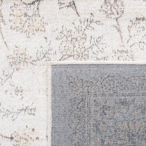 Atlas 965 Transitional Power Loomed 100% Viscose Rug Beige / Grey