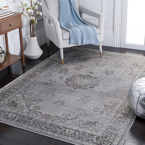 Safavieh Atlas 968 Power Loomed 52% Viscose/31% Polyester/17% Cotton Transitional Rug ATL968F-8