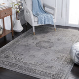 Safavieh Atlas 968 Power Loomed 52% Viscose/31% Polyester/17% Cotton Transitional Rug ATL968F-8